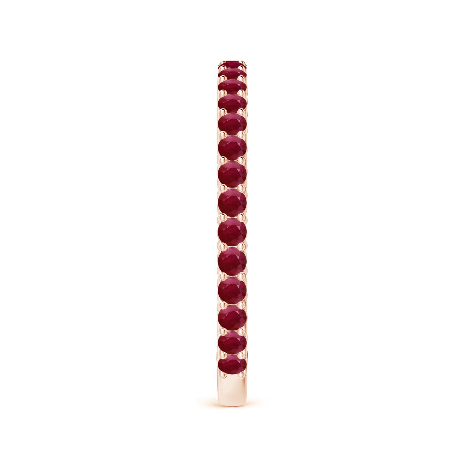 A - Ruby / 0.93 CT / 14 KT Rose Gold