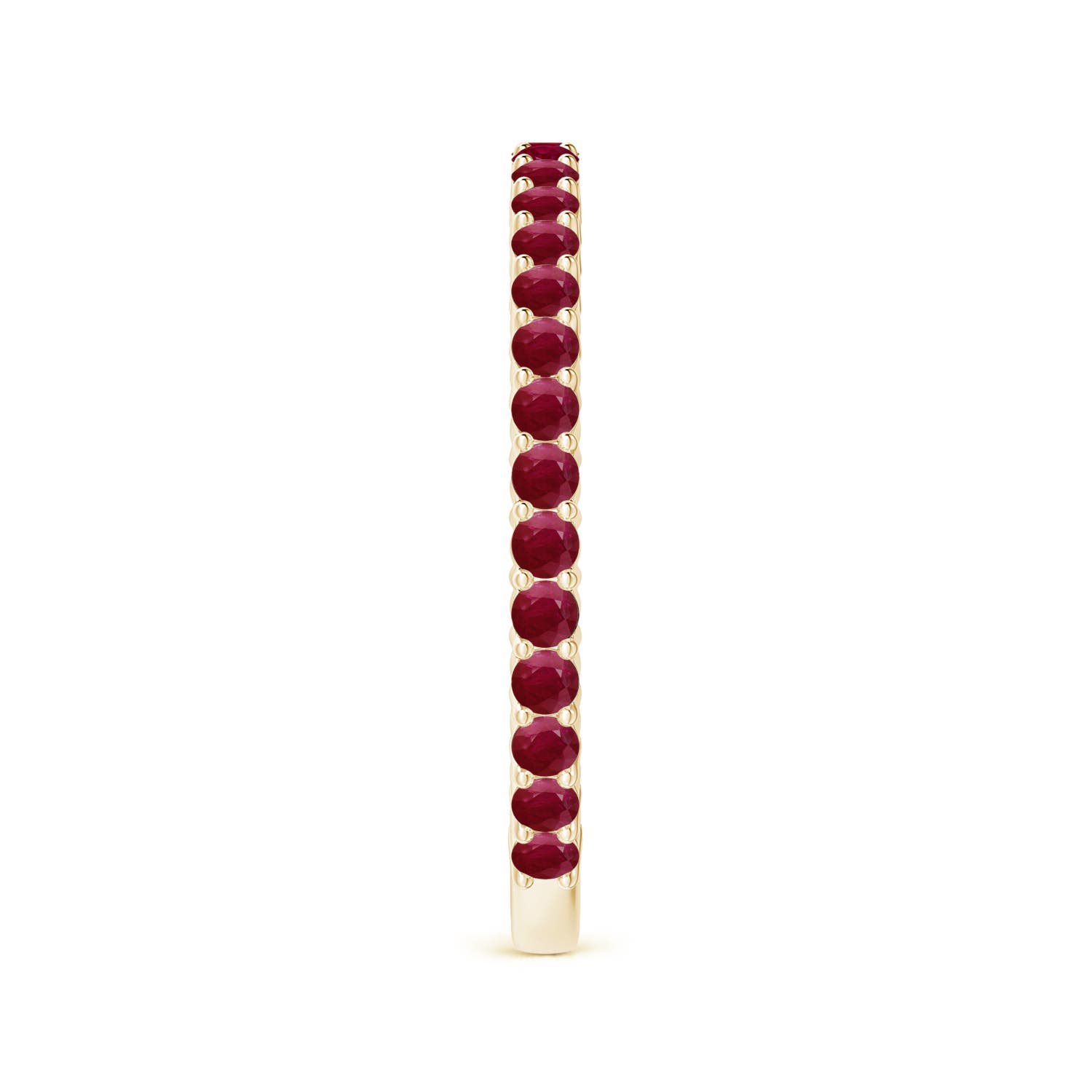 A - Ruby / 0.93 CT / 14 KT Yellow Gold