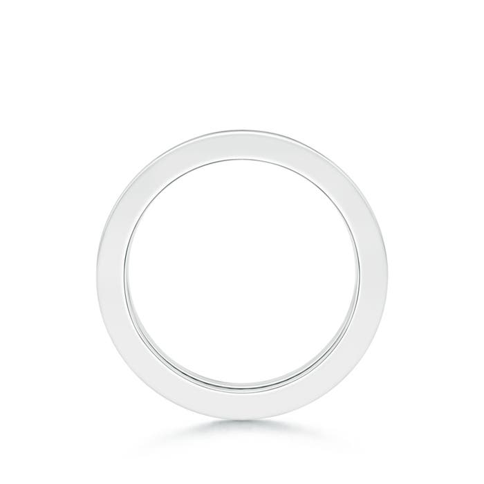 1.7mm AAA Channel Set Eternity Ruby Wedding Band in 65 White Gold