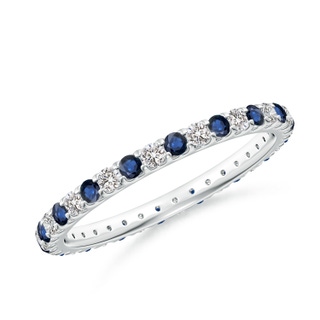 Round AA Blue Sapphire