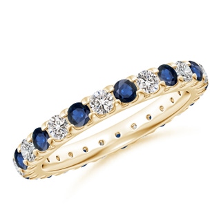 Round AA Blue Sapphire