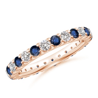 Round AA Blue Sapphire