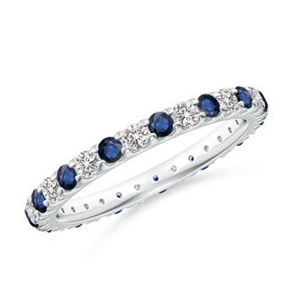 Round AA Blue Sapphire