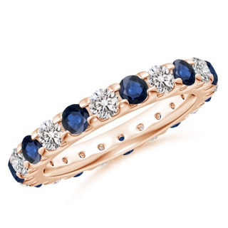 Round AA Blue Sapphire
