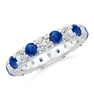 Round AAA Blue Sapphire