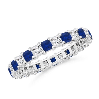 Square AAA Blue Sapphire