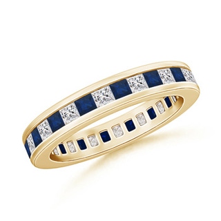 Square AA Blue Sapphire
