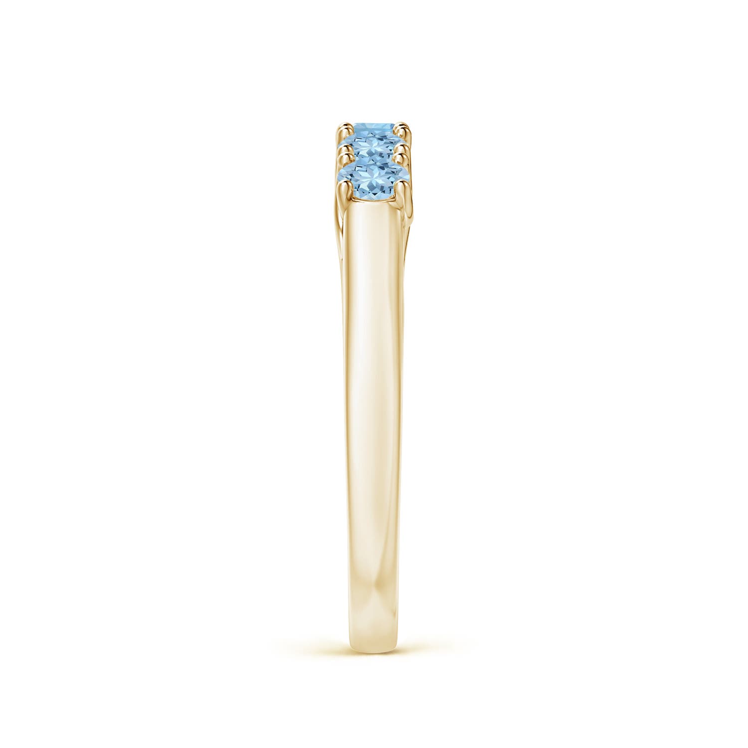 AAA - Aquamarine / 0.4 CT / 14 KT Yellow Gold