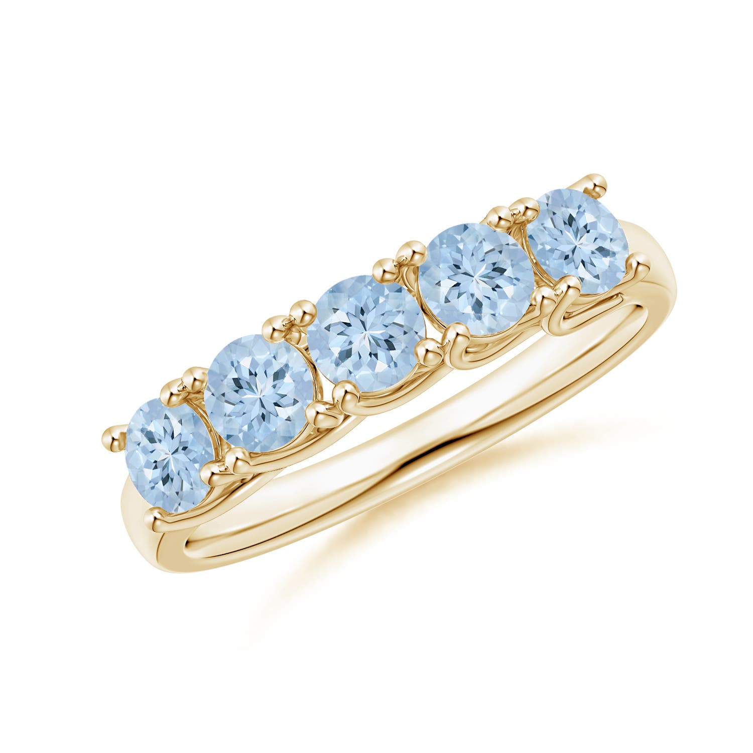 AA - Aquamarine / 0.9 CT / 14 KT Yellow Gold