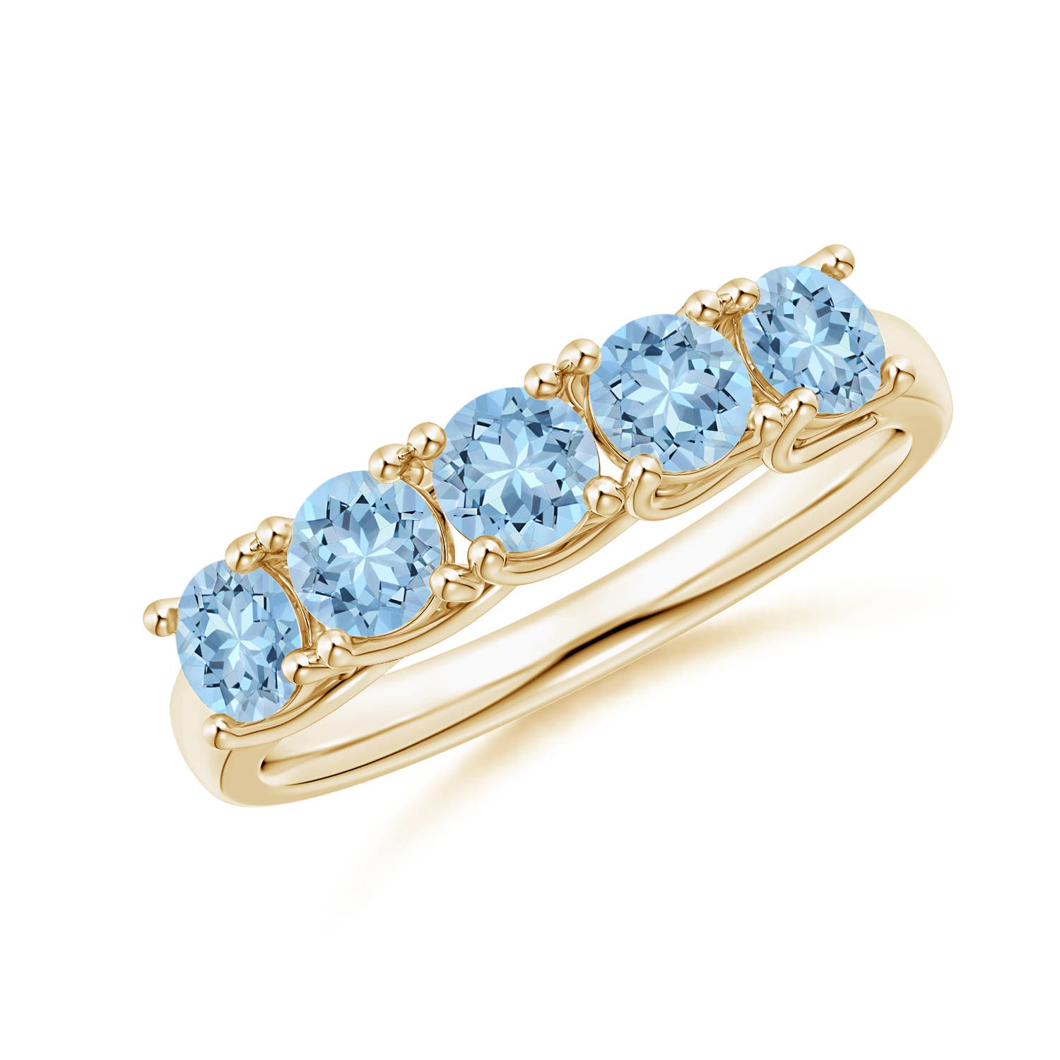 AAA - Aquamarine / 0.9 CT / 14 KT Yellow Gold