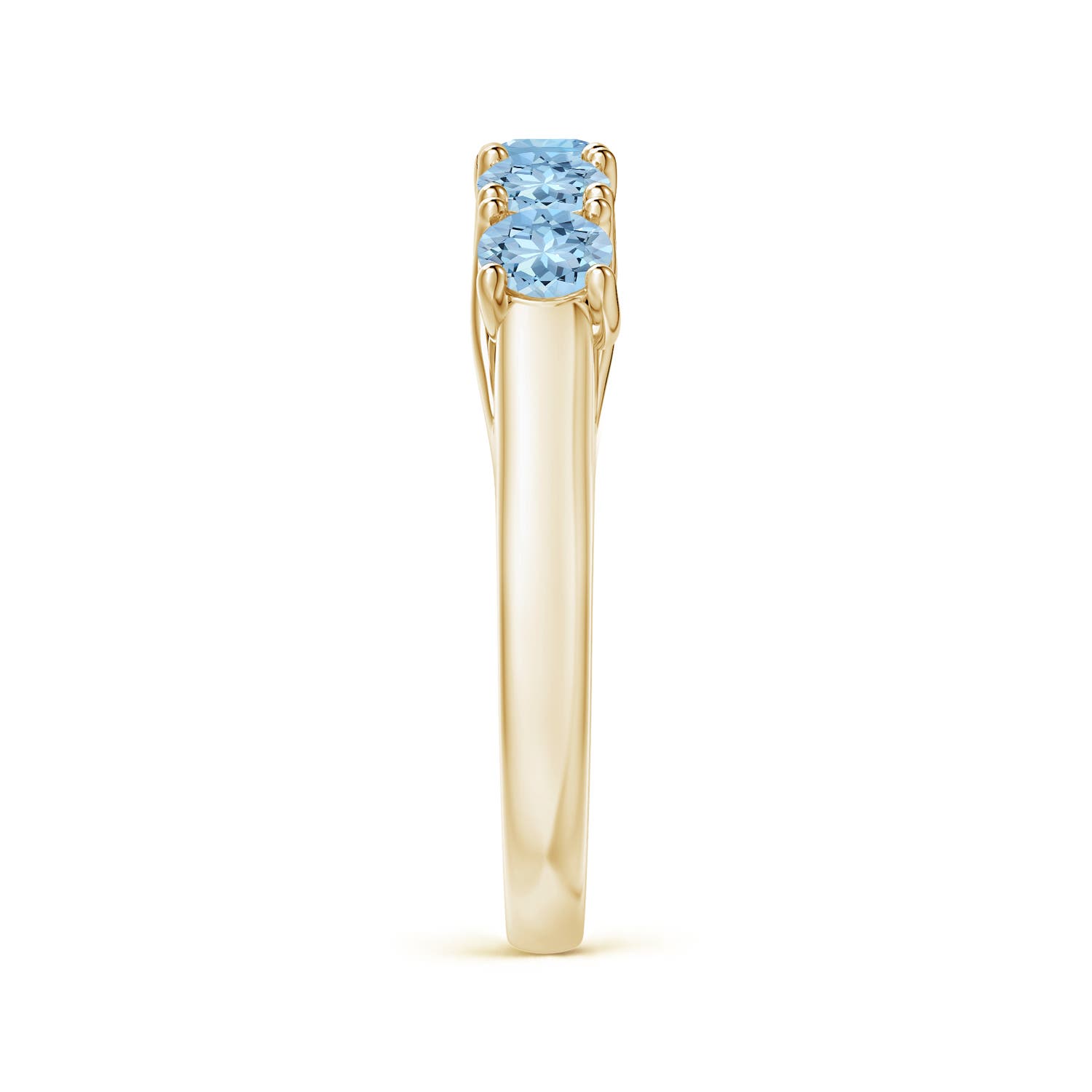 AAA - Aquamarine / 0.9 CT / 14 KT Yellow Gold