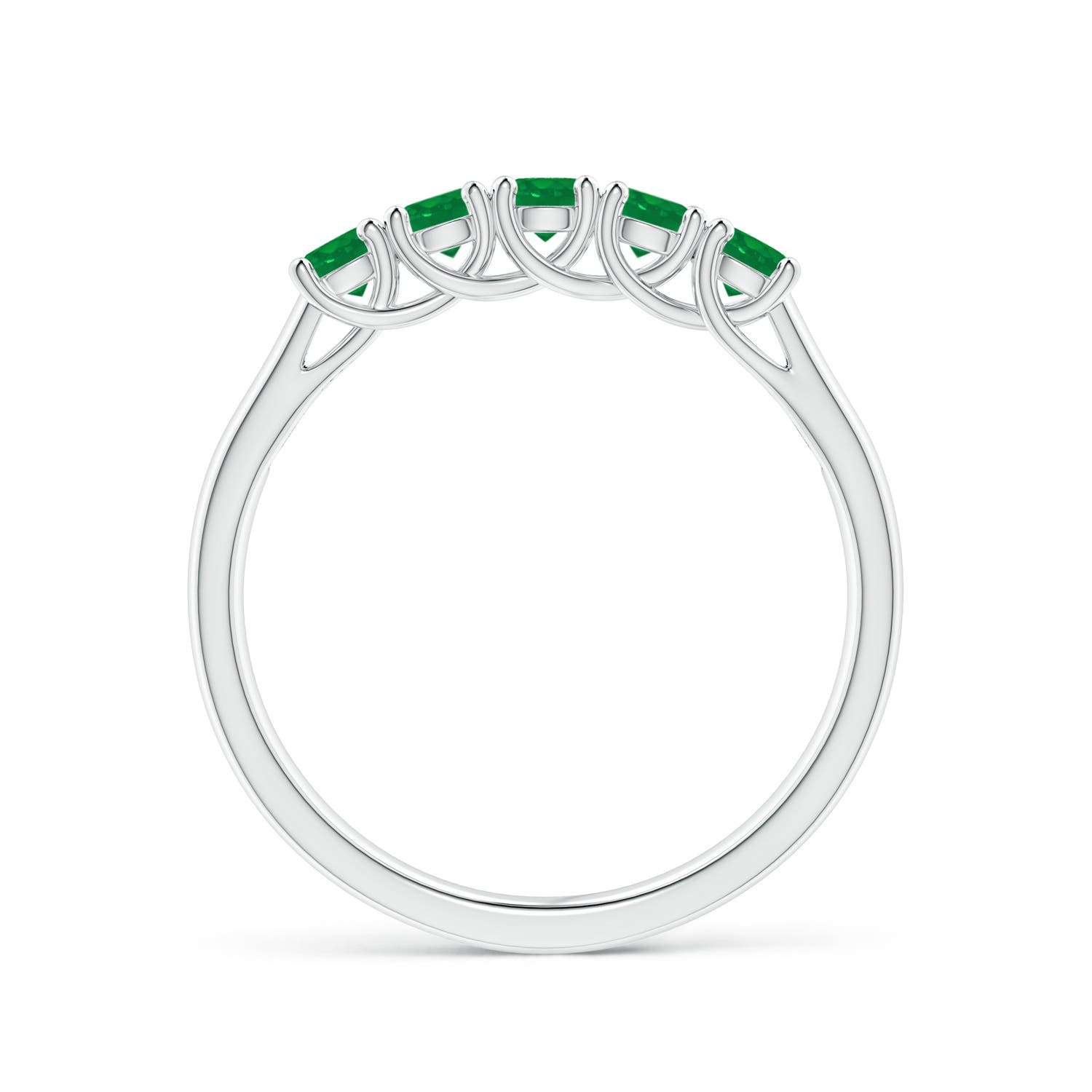 AA - Emerald / 0.45 CT / 14 KT White Gold