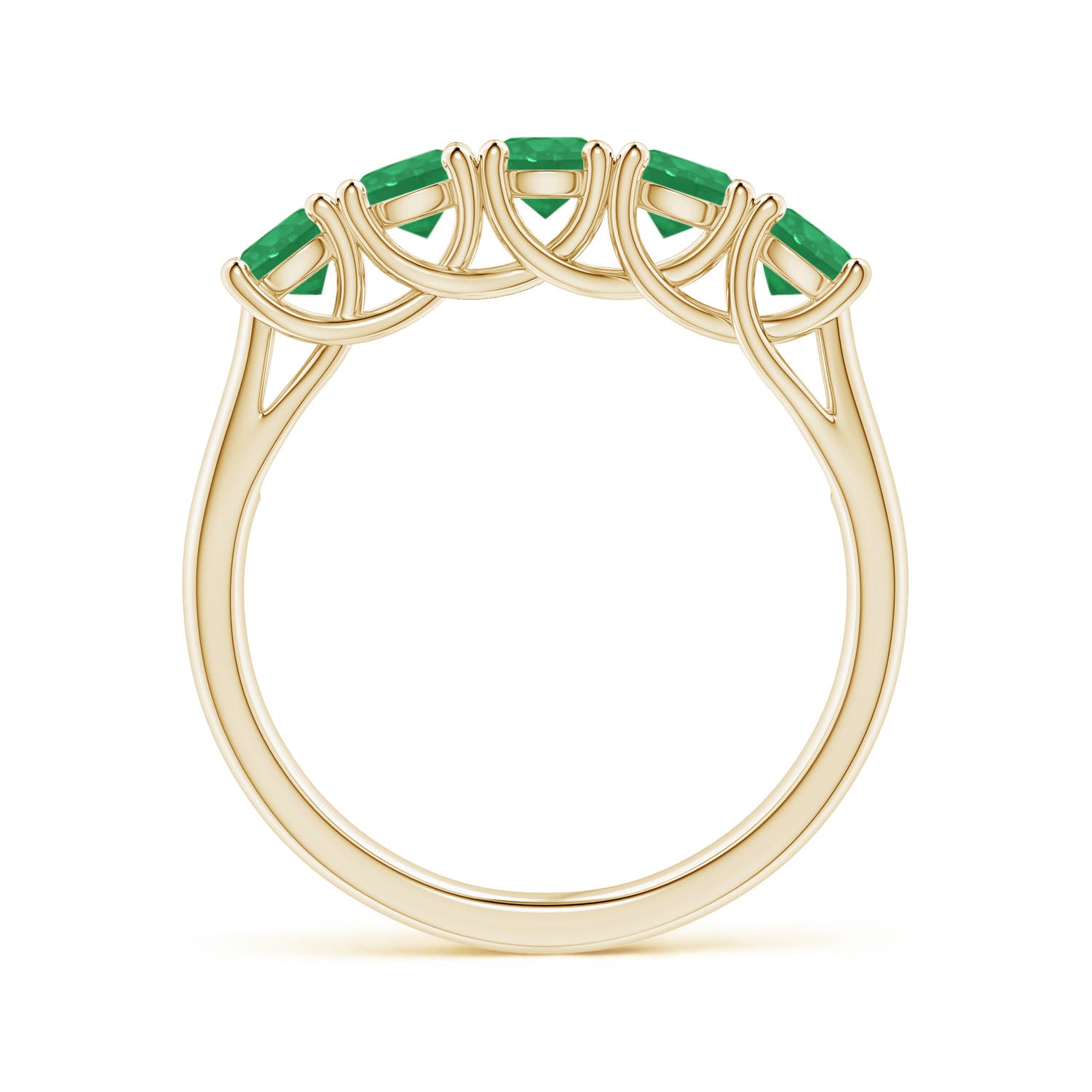 A - Emerald / 1 CT / 14 KT Yellow Gold