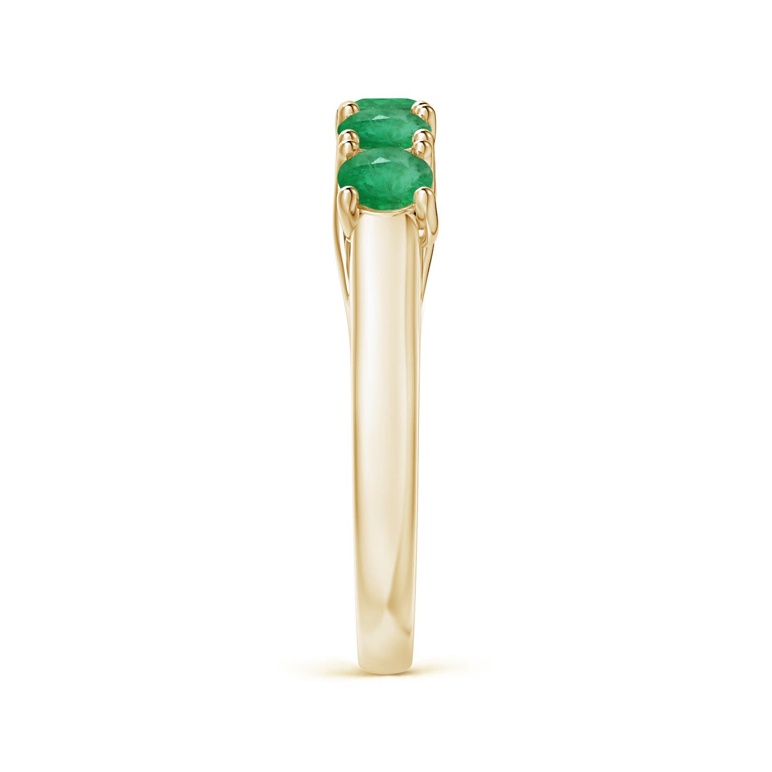 A - Emerald / 1 CT / 14 KT Yellow Gold