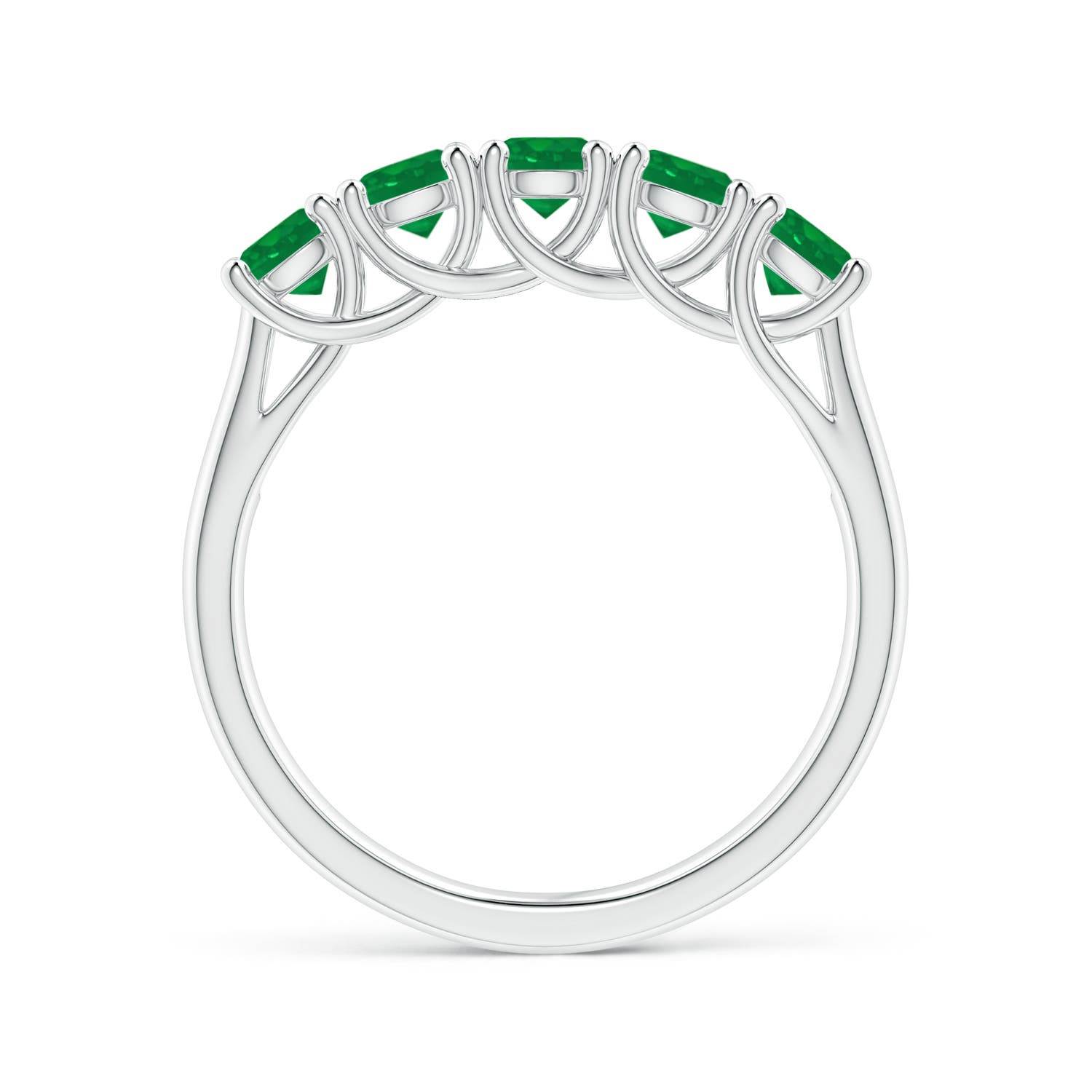 AA - Emerald / 1 CT / 14 KT White Gold