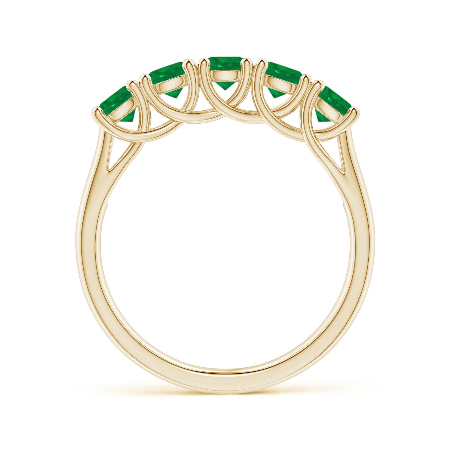 AA - Emerald / 1 CT / 14 KT Yellow Gold