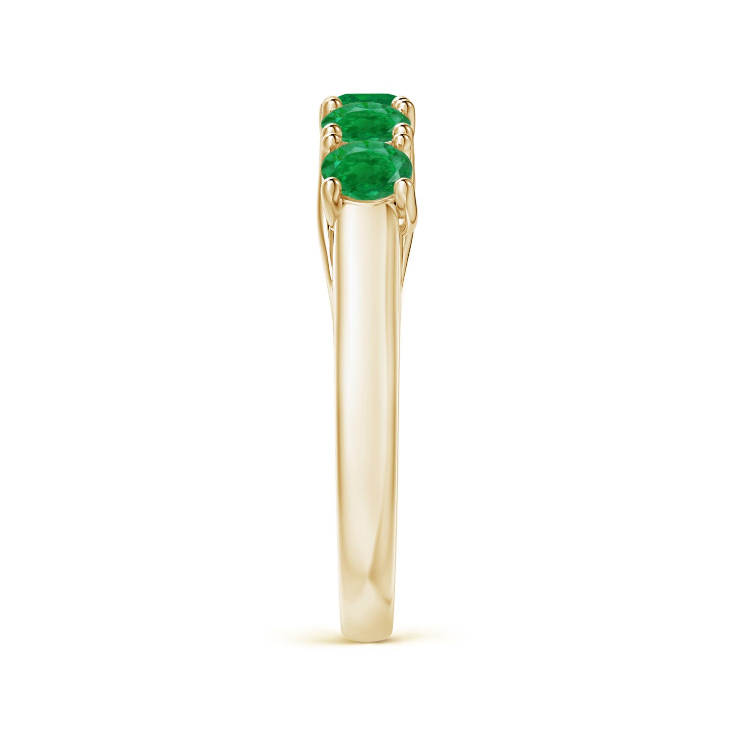 AA - Emerald / 1 CT / 14 KT Yellow Gold