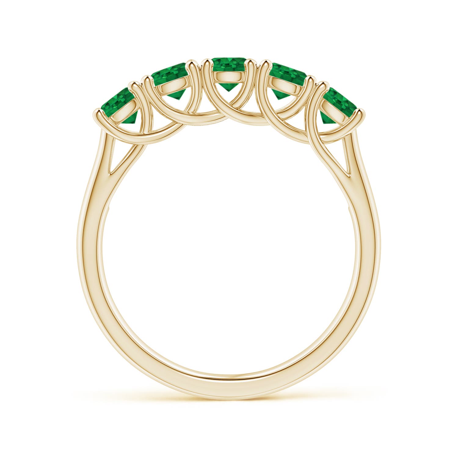 AAA - Emerald / 1 CT / 14 KT Yellow Gold