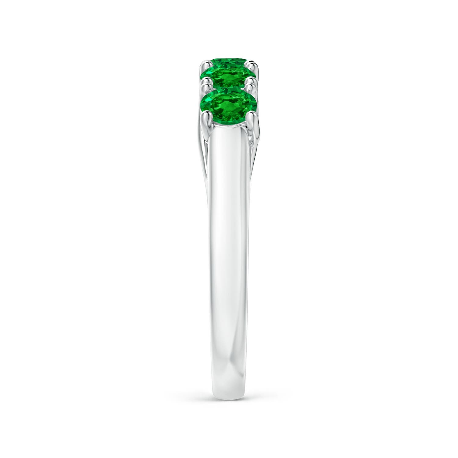 AAAA - Emerald / 1 CT / 14 KT White Gold