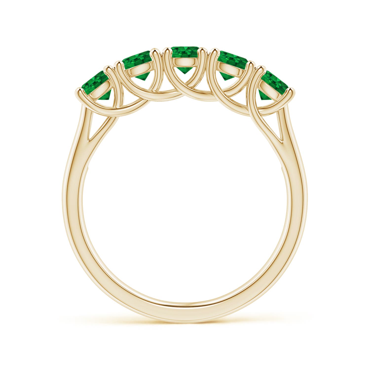 AAAA - Emerald / 1 CT / 14 KT Yellow Gold