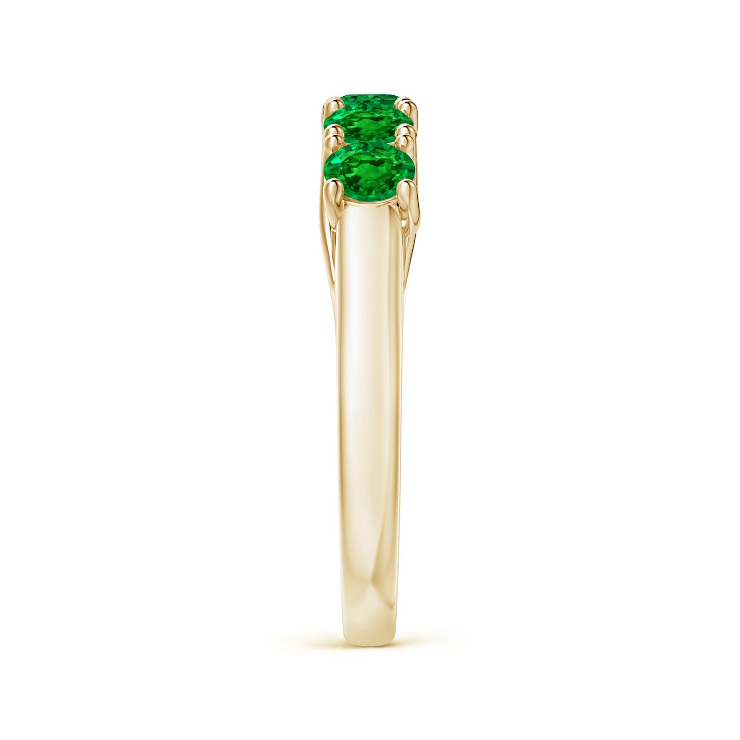 AAAA - Emerald / 1 CT / 14 KT Yellow Gold