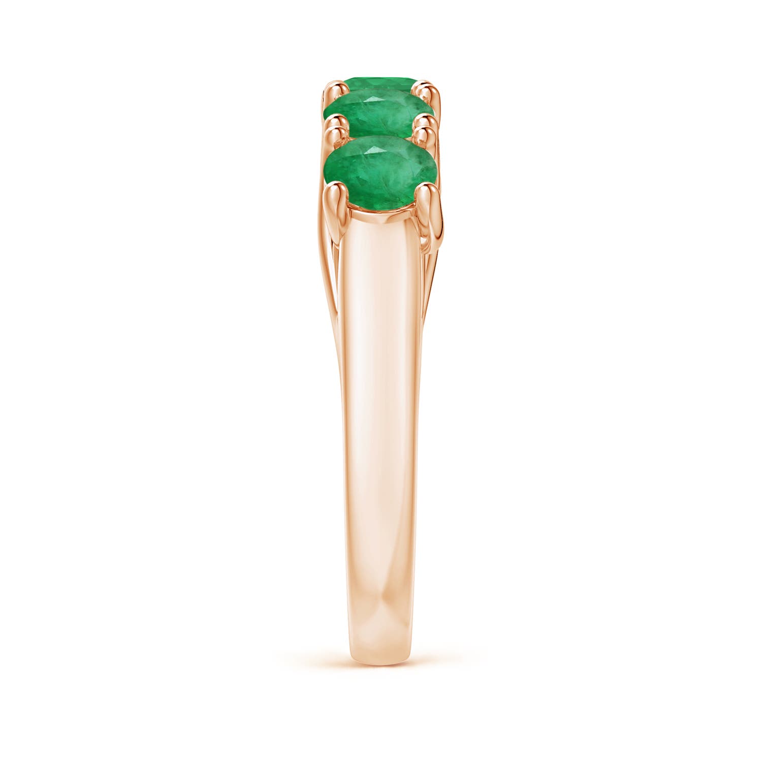 A - Emerald / 1.65 CT / 14 KT Rose Gold