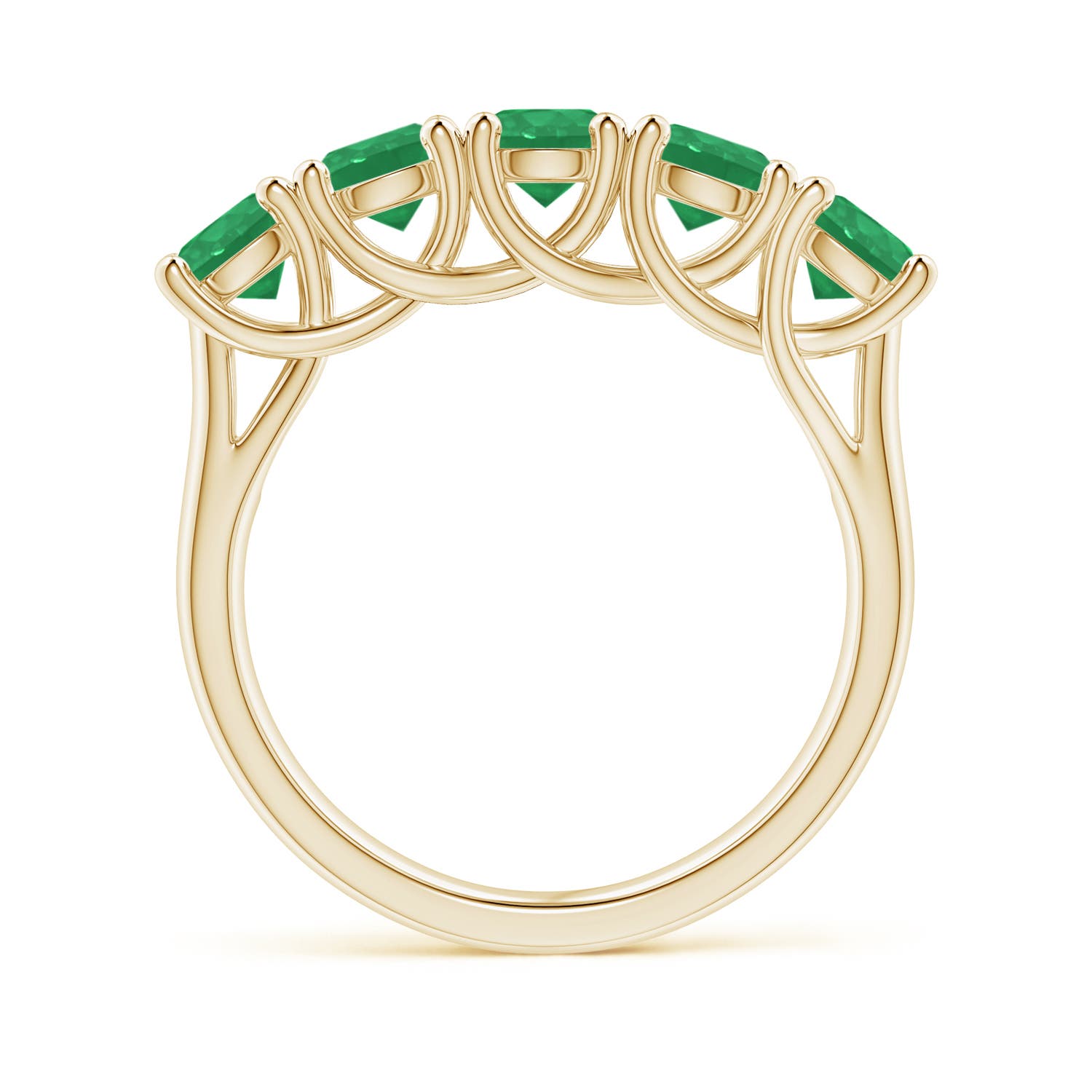 A - Emerald / 1.65 CT / 14 KT Yellow Gold