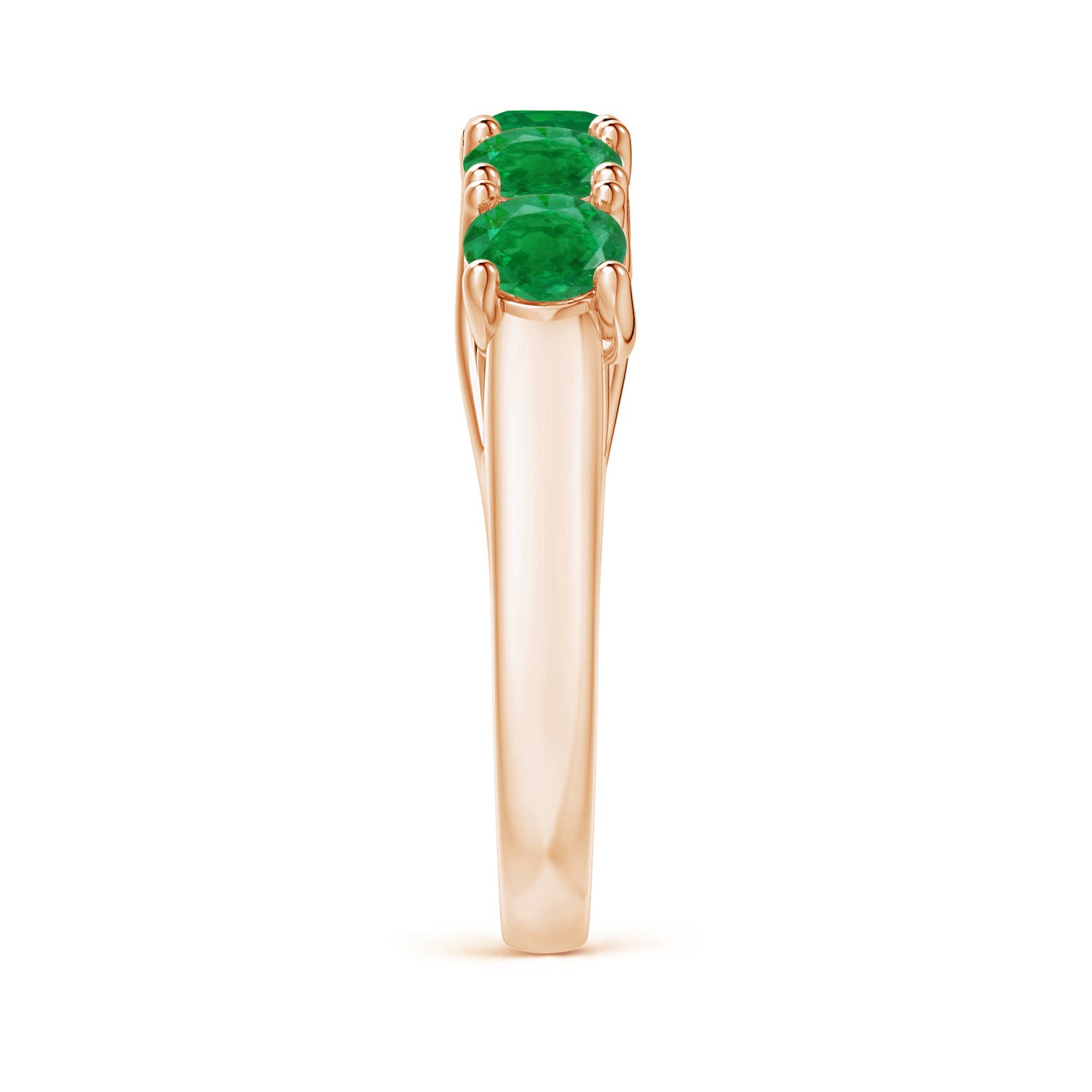 AA - Emerald / 1.65 CT / 14 KT Rose Gold