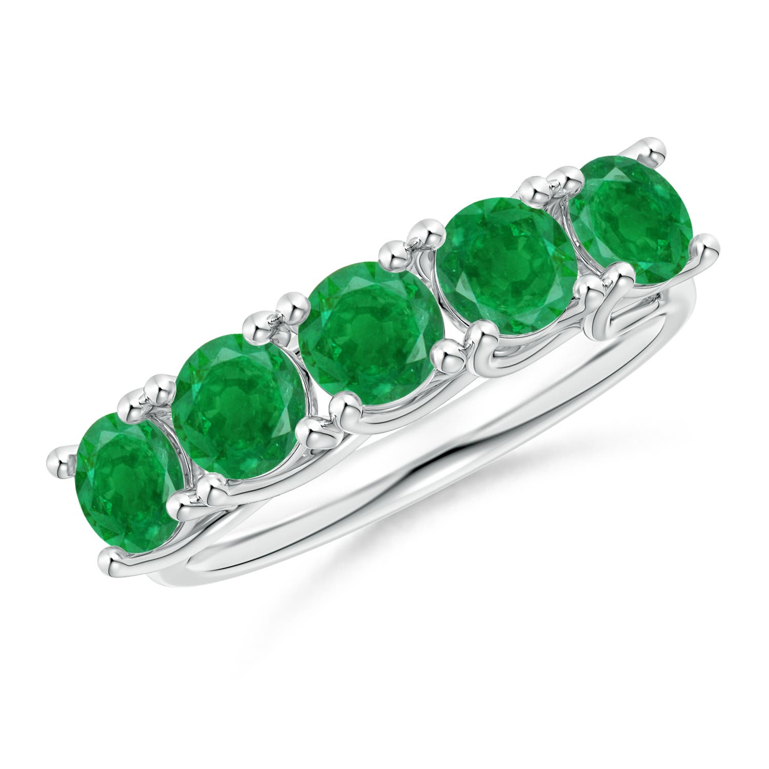 AA - Emerald / 1.65 CT / 14 KT White Gold