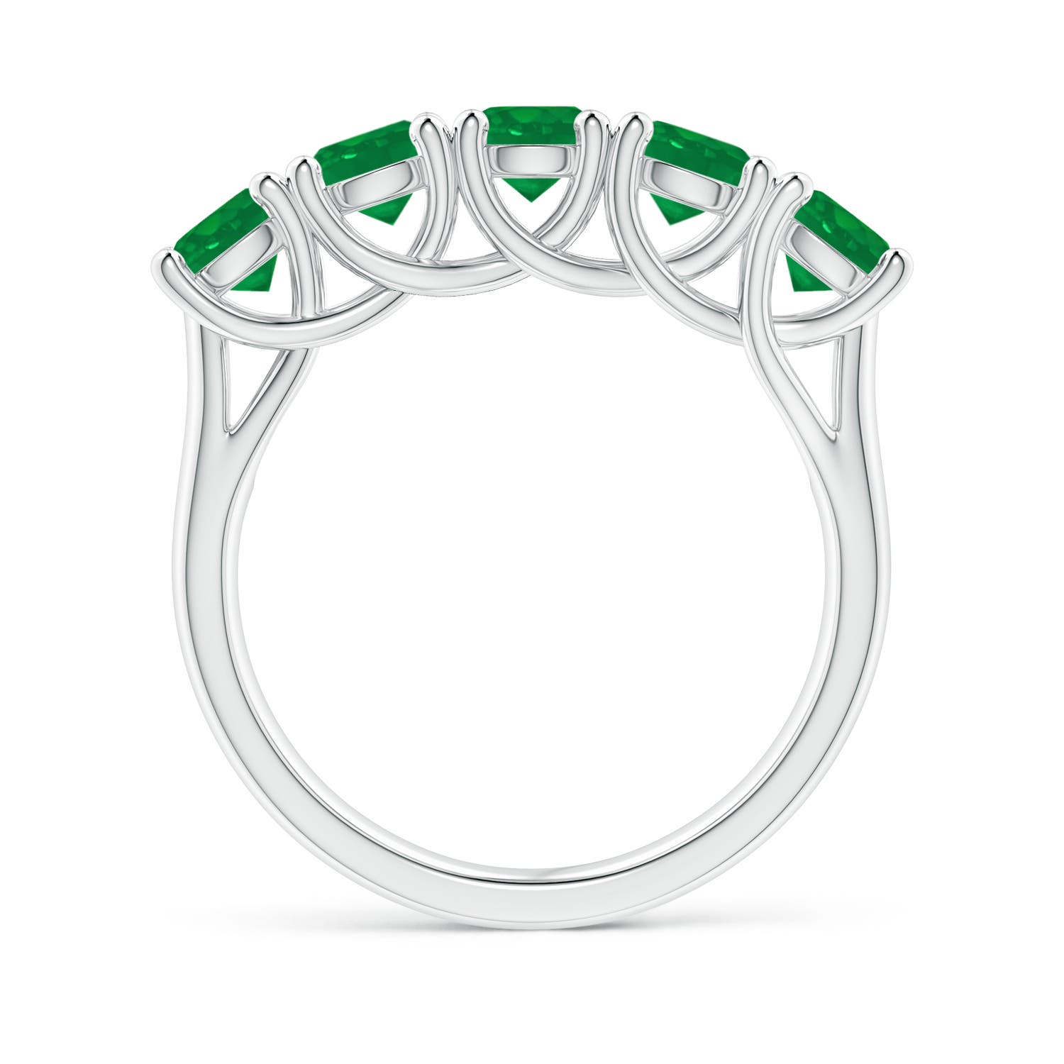 AA - Emerald / 1.65 CT / 14 KT White Gold