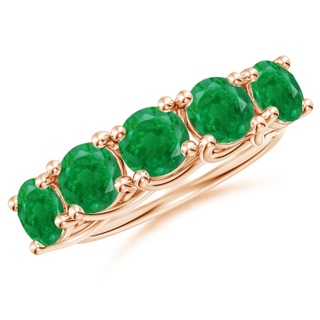 Round AA Emerald