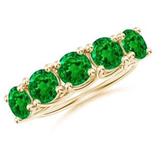 Round AAAA Emerald