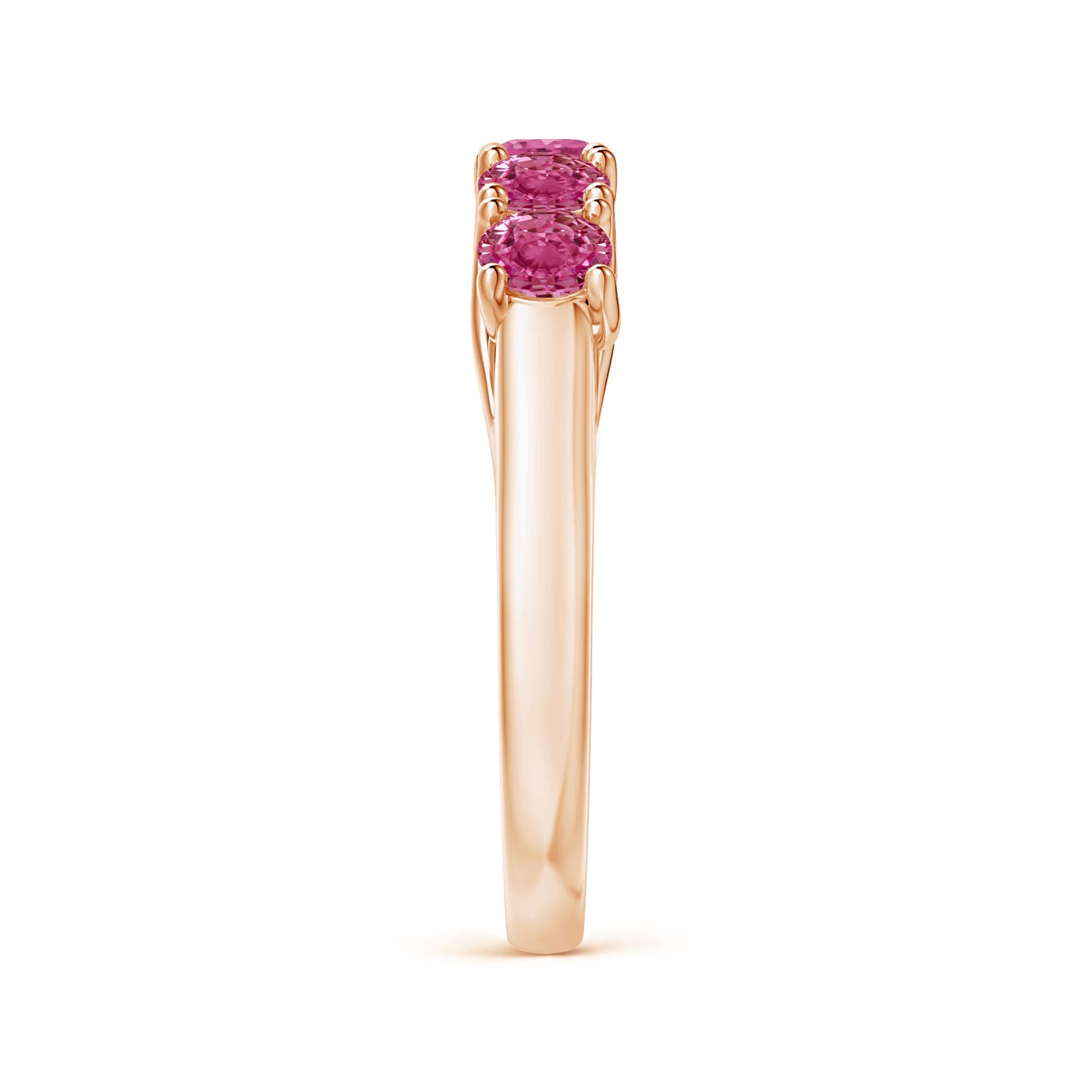 AAAA - Pink Sapphire / 1.35 CT / 14 KT Rose Gold