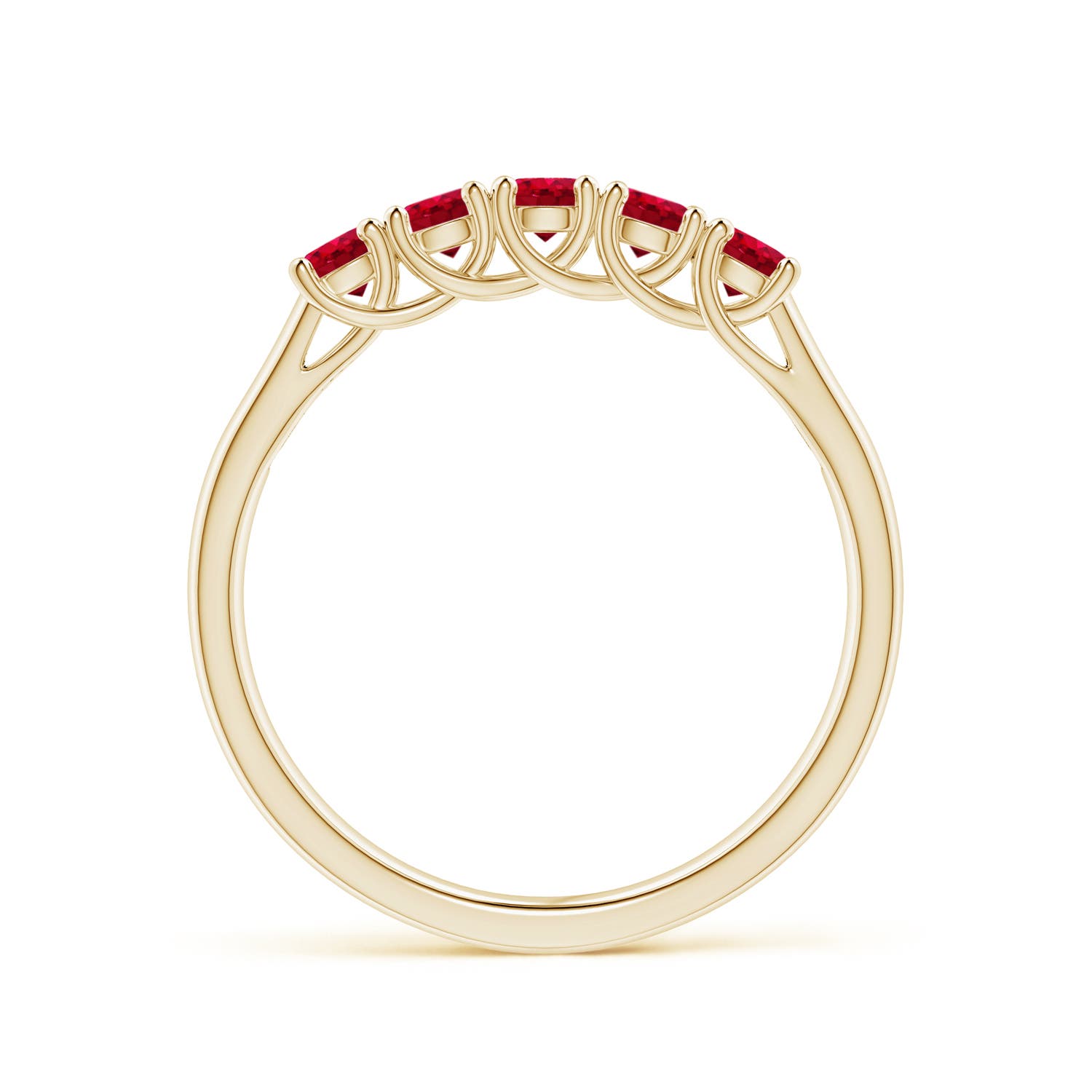 AAA - Ruby / 0.55 CT / 14 KT Yellow Gold