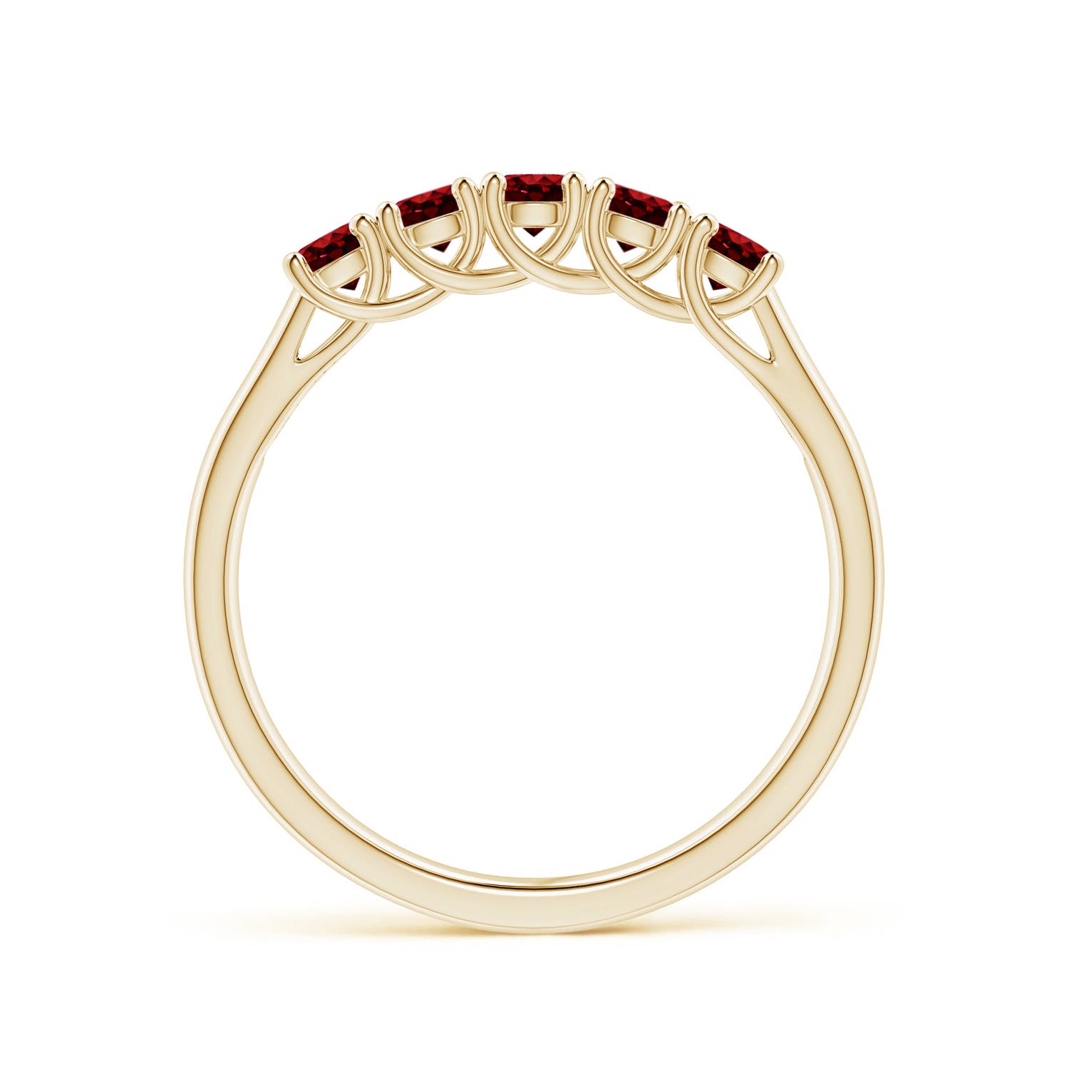 AAAA - Ruby / 0.55 CT / 14 KT Yellow Gold