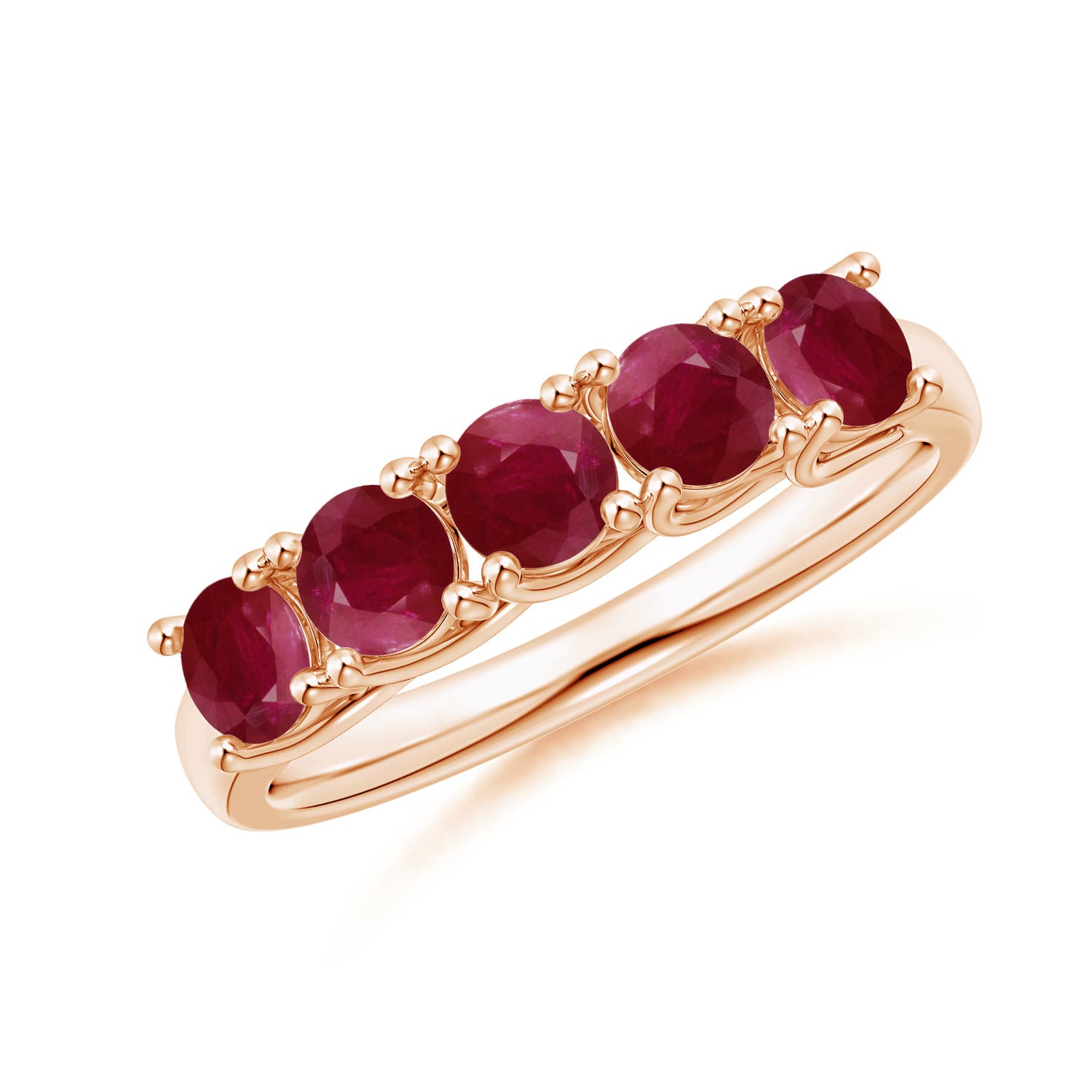 A - Ruby / 1.4 CT / 14 KT Rose Gold