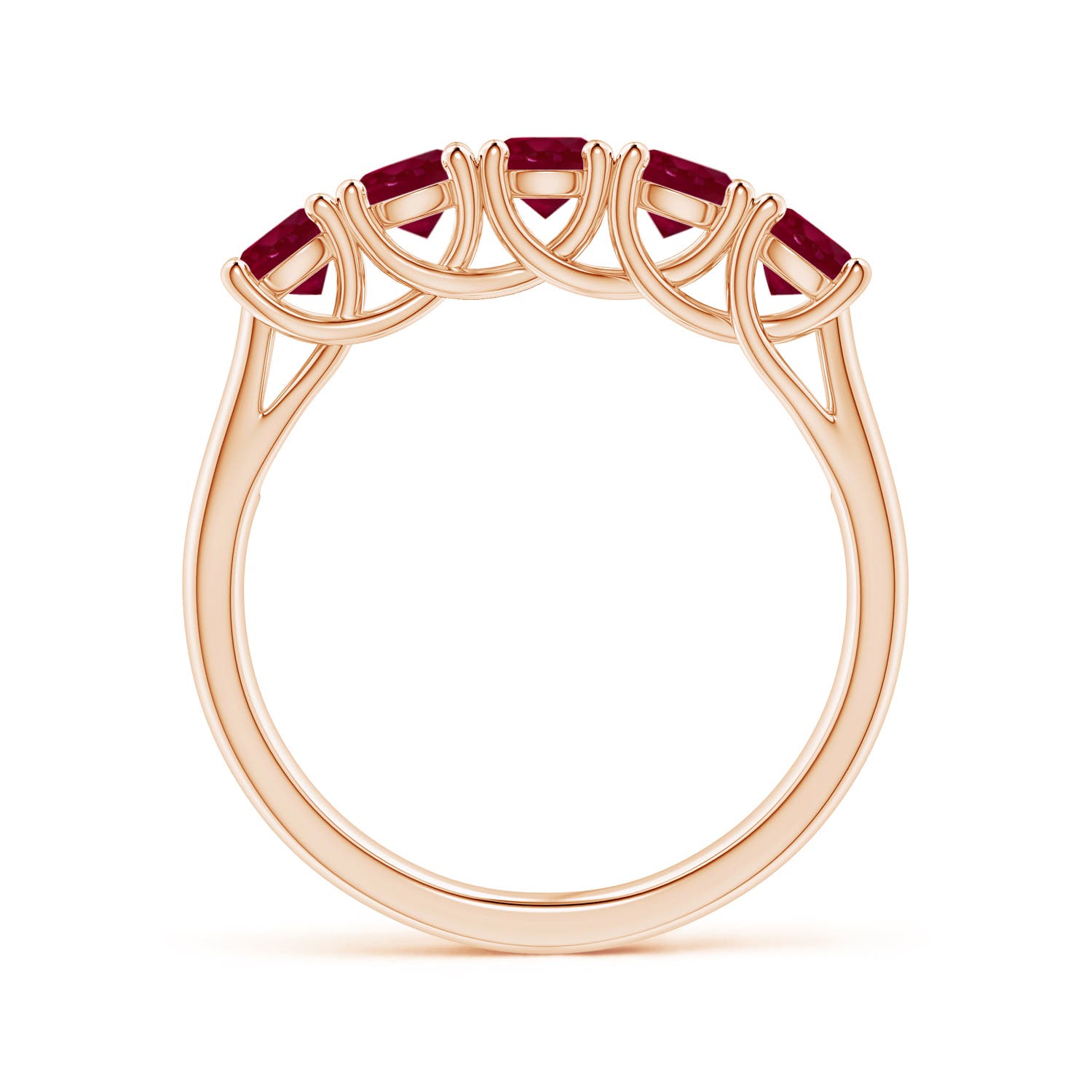 A - Ruby / 1.4 CT / 14 KT Rose Gold