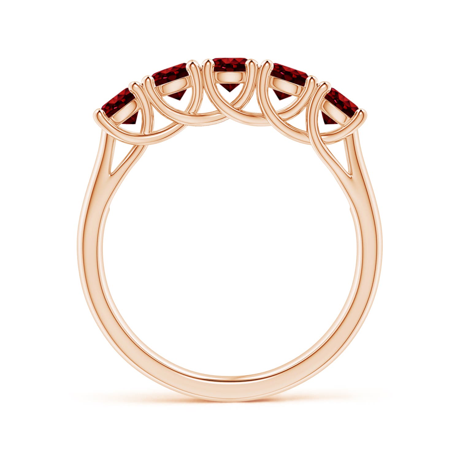 AAAA - Ruby / 1.4 CT / 14 KT Rose Gold