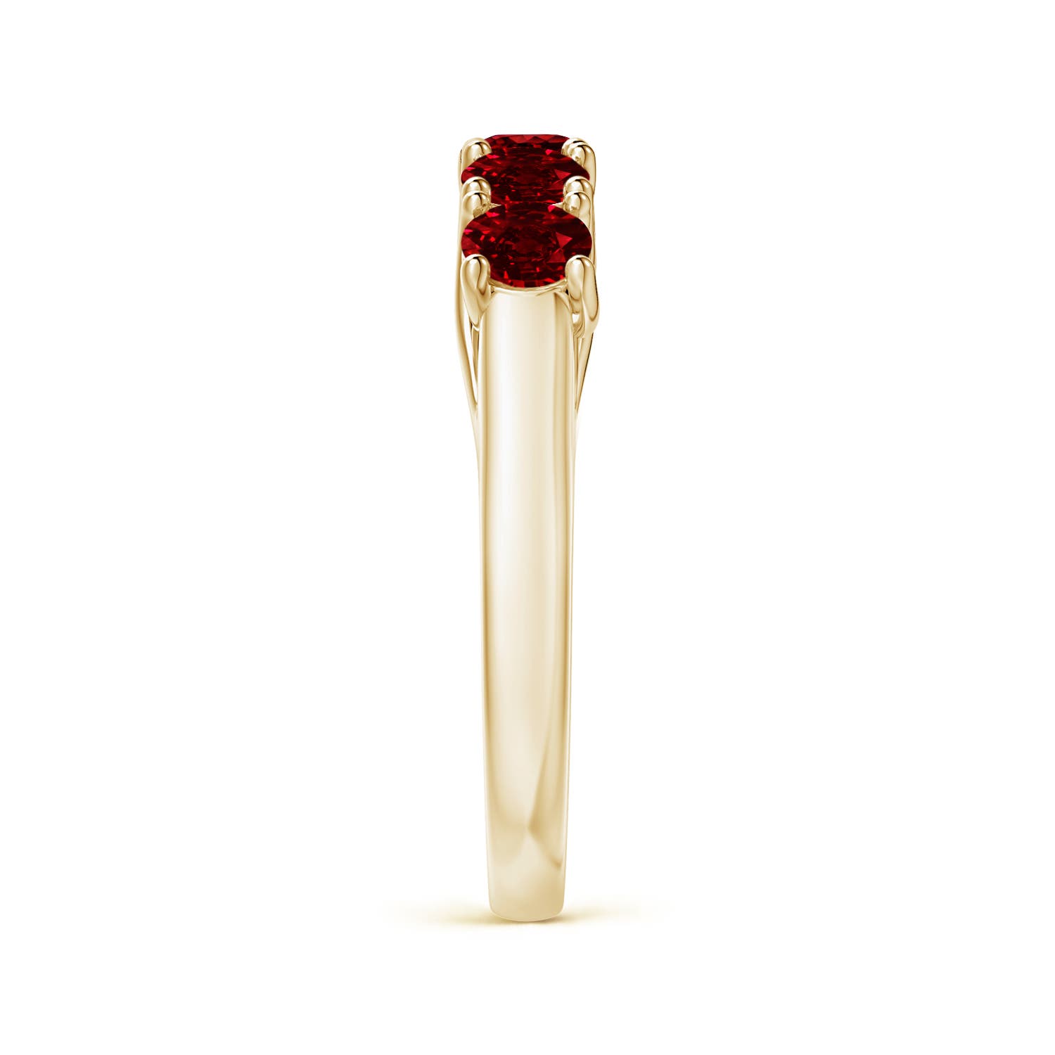 AAAA - Ruby / 1.4 CT / 14 KT Yellow Gold