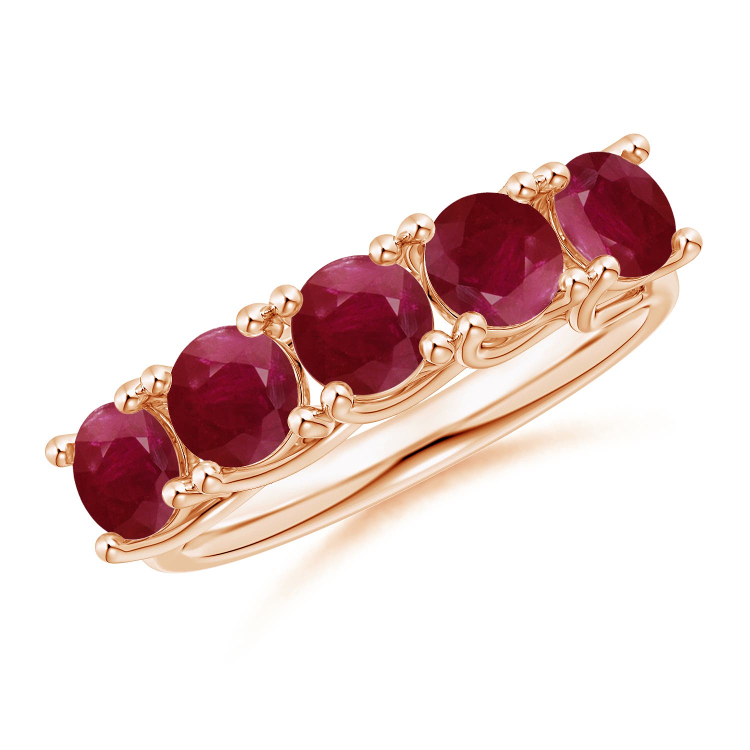 A - Ruby / 2.2 CT / 14 KT Rose Gold