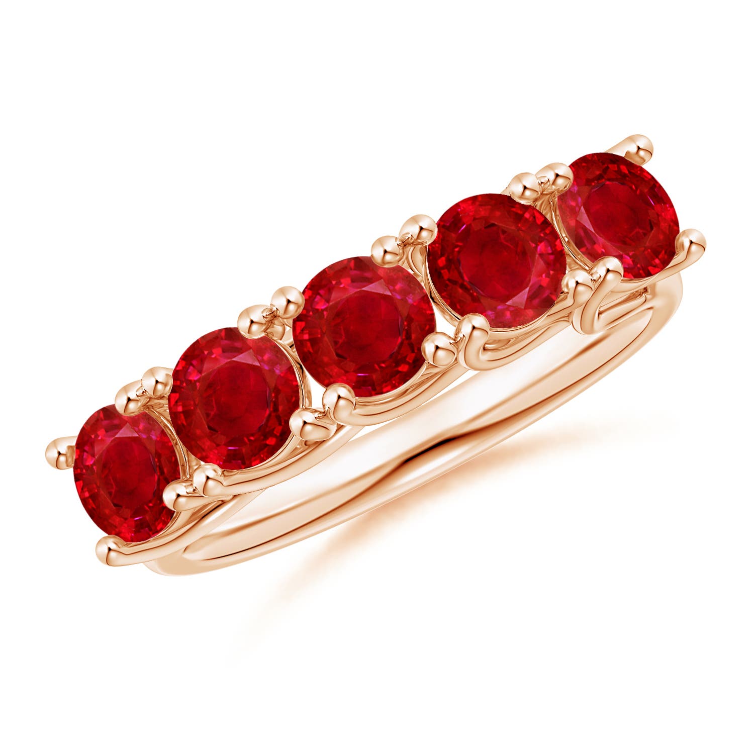 AAA - Ruby / 2.2 CT / 14 KT Rose Gold