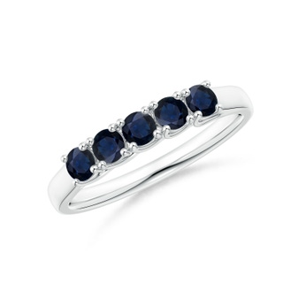 Round A Blue Sapphire
