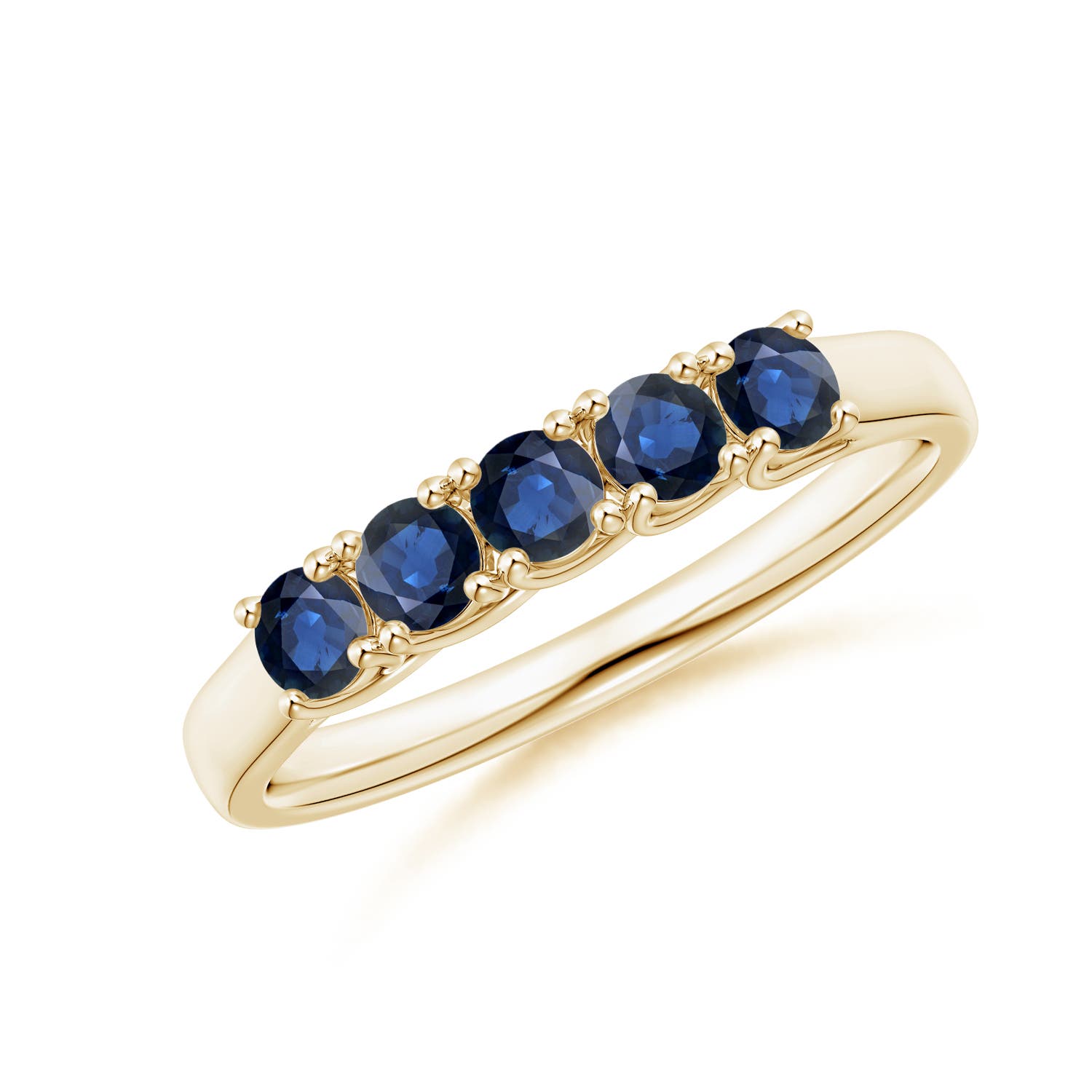 AA - Blue Sapphire / 0.6 CT / 14 KT Yellow Gold