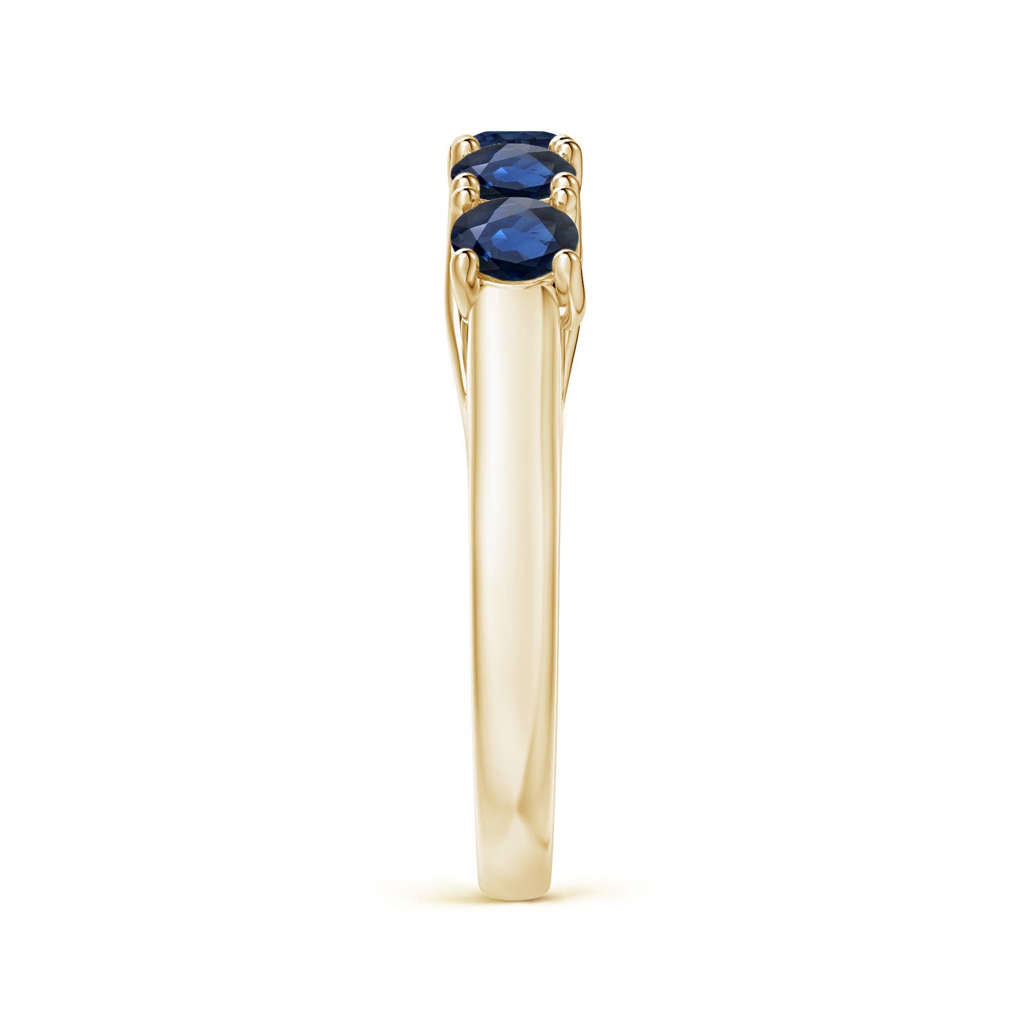 AA - Blue Sapphire / 1.3 CT / 14 KT Yellow Gold