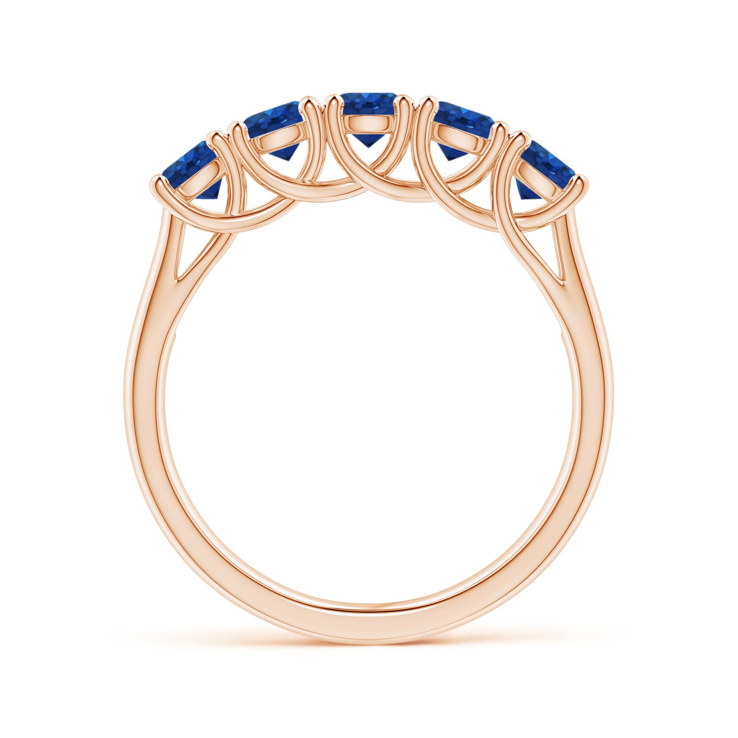 AAA - Blue Sapphire / 1.3 CT / 14 KT Rose Gold