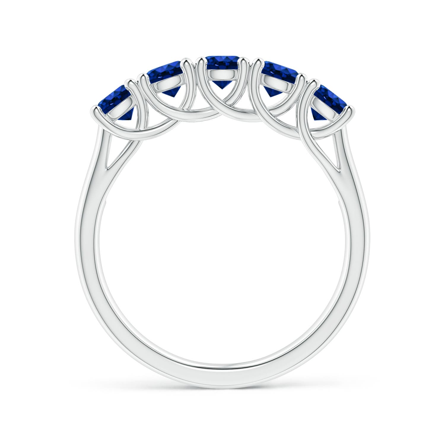 AAAA - Blue Sapphire / 1.3 CT / 14 KT White Gold