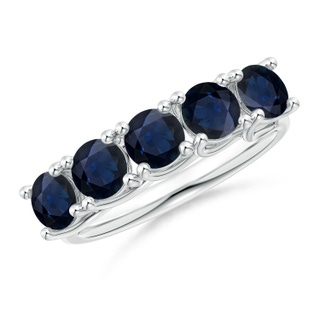 Round A Blue Sapphire