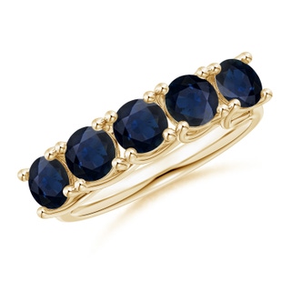 Round A Blue Sapphire