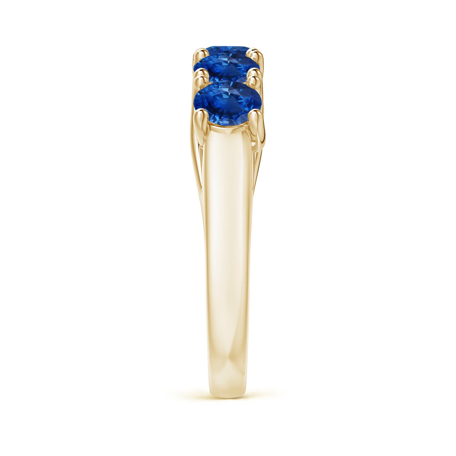 AAA - Blue Sapphire / 2.25 CT / 14 KT Yellow Gold