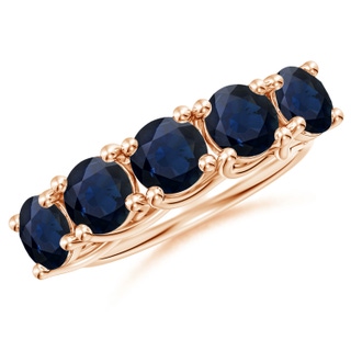 Round A Blue Sapphire